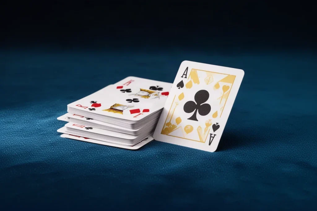 Ảnh minh hoạ chồng bài úp cho mục tổng quan game bài BJ88
